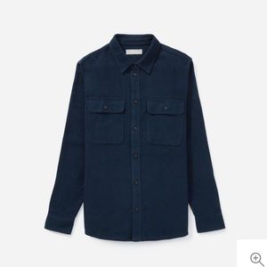 Everlane Heavyweight Overshirt — Navy